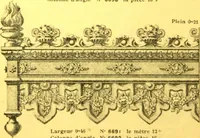 An illustration from Ornements pour l'architecture en zinc, cuivre, tole & plomb : travaux d'art sur dessins croquis & devis. (1912)