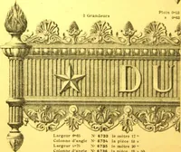 Picture 405 of 419 from Ornements pour l'architecture en zinc, cuivre, tole & plomb : travaux d'art sur dessins croquis & devis. (1912), leaf 333