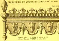 Picture 415 of 419 from Ornements pour l'architecture en zinc, cuivre, tole & plomb : travaux d'art sur dessins croquis & devis. (1912), leaf 340