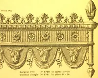 An illustration from Ornements pour l'architecture en zinc, cuivre, tole & plomb : travaux d'art sur dessins croquis & devis. (1912)