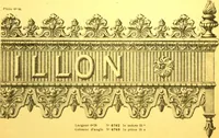Picture 417 of 419 from Ornements pour l'architecture en zinc, cuivre, tole & plomb : travaux d'art sur dessins croquis & devis. (1912), leaf 341