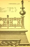 An illustration from Ornements pour l'architecture en zinc, cuivre, tole & plomb : travaux d'art sur dessins croquis & devis. (1912)
