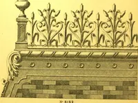 An illustration from Ornements pour l'architecture en zinc, cuivre, tole & plomb : travaux d'art sur dessins croquis & devis. (1912)