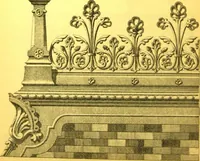 An illustration from Ornements pour l'architecture en zinc, cuivre, tole & plomb : travaux d'art sur dessins croquis & devis. (1912)