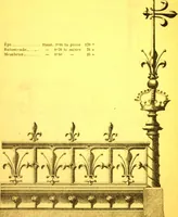 An illustration from Ornements pour l'architecture en zinc, cuivre, tole & plomb : travaux d'art sur dessins croquis & devis. (1912)