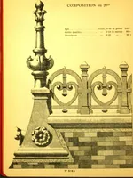 Picture 92 of 419 from Ornements pour l'architecture en zinc, cuivre, tole & plomb : travaux d'art sur dessins croquis & devis. (1912), leaf 67