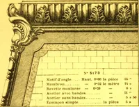 An illustration from Ornements pour l'architecture en zinc, cuivre, tole & plomb : travaux d'art sur dessins croquis & devis. (1912)