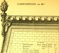 Picture 98 of 419 from Ornements pour l'architecture en zinc, cuivre, tole & plomb : travaux d'art sur dessins croquis & devis. (1912), leaf 71