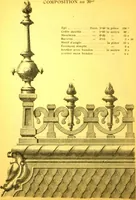 An illustration from Ornements pour l'architecture en zinc, cuivre, tole & plomb : travaux d'art sur dessins croquis & devis. (1912)
