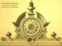 An illustration from Ornements pour l'architecture en zinc, cuivre, tole & plomb : travaux d'art sur dessins croquis & devis. (1912)