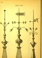 An illustration from Ornements pour l'architecture en zinc, cuivre, tole & plomb : travaux d'art sur dessins croquis & devis. (1912)