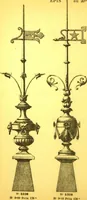 An illustration from Ornements pour l'architecture en zinc, cuivre, tole & plomb : travaux d'art sur dessins croquis & devis. (1912)