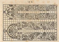 An illustration from La vera perfettione del disegno di varie sorti di ricami,... (1557)