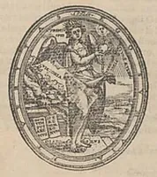 An illustration from La vera perfettione del disegno di varie sorti di ricami,di cucire ogni sorte di puntifogliami, punti tagliati, puntifili,rimessi, punti incrociati, puntistuora,ogn'altra arrte [!] che dia operadisegni. Fatto nuovamente per Giovanni Ostaus. (1567)