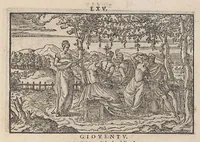 Picture 9 of 13 from La vera perfettione del disegno di varie sorti di ricami,di cucire ogni sorte di puntifogliami, punti tagliati, puntifili,rimessi, punti incrociati, puntistuora,ogn'altra arrte [!] che dia operadisegni. Fatto nuovamente per Giovanni Ostaus. (1567), leaf 43