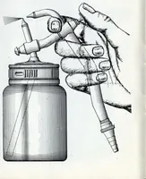 An illustration from Paasche Air Brush Co. (1915)