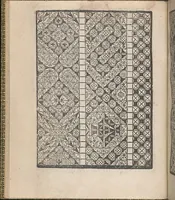 An illustration from Giardineto novo di punti tagliati et gropposi per exercitio & ornamento delle donne (1554)