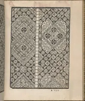An illustration from Giardineto novo di punti tagliati et gropposi per exercitio & ornamento delle donne (1554)