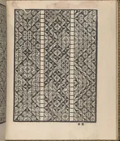 An illustration from Giardineto novo di punti tagliati et gropposi per exercitio & ornamento delle donne (1554)