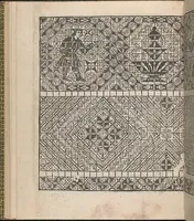 An illustration from Giardineto novo di punti tagliati et gropposi per exercitio & ornamento delle donne (1554)