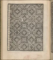 An illustration from Giardineto novo di punti tagliati et gropposi per exercitio & ornamento delle donne (1554)