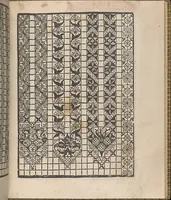An illustration from Giardineto novo di punti tagliati et gropposi per exercitio & ornamento delle donne (1554)