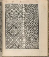An illustration from Giardineto novo di punti tagliati et gropposi per exercitio & ornamento delle donne (1554)