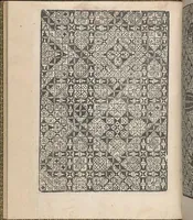 An illustration from Giardineto novo di punti tagliati et gropposi per exercitio & ornamento delle donne (1554)