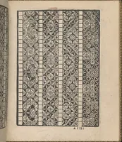 An illustration from Giardineto novo di punti tagliati et gropposi per exercitio & ornamento delle donne (1554)