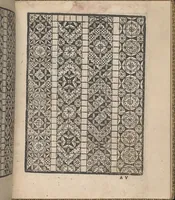 An illustration from Giardineto novo di punti tagliati et gropposi per exercitio & ornamento delle donne (1554)