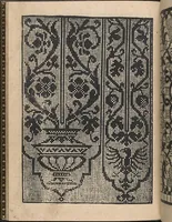 An illustration from La gloria et l'honore de ponti tagliati,ponti in aere. Opera nova,con somma diligenzia posta in luce (1556)