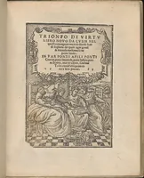 An illustration from Trionfo Di Virtu. Libro Novo (1563)