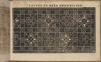 Picture 13 of 18 from Studio delle virtuose donne: Doue si vedono bellissimi lauori di punto in aria, reticella, di maglia. Dissegnati da Isabetta Catanea Parasole (1597), leaf 26