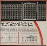 An illustration from The Famous Peerless Fence : now sold direct, from factory to farm. (1922)