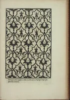 An illustration from Livre de Moresques. Tres utile et necessaire à tous orfevres, tailleurs, graveurs, paictres, tapissiers, brodeurs, lingieres, et femmes qui besognent de lesguille (1546)