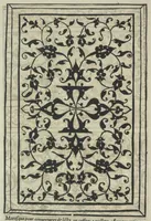 An illustration from Livre de Moresques. Tres utile et necessaire à tous orfevres, tailleurs, graveurs, paictres, tapissiers, brodeurs, lingieres, et femmes qui besognent de lesguille (1546)