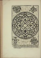 An illustration from Livre de Moresques. Tres utile et necessaire à tous orfevres, tailleurs, graveurs, paictres, tapissiers, brodeurs, lingieres, et femmes qui besognent de lesguille (1546)