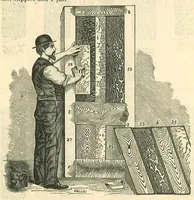 Picture 10 of 16 from Perforated Metallic Graining Tools (1890), leaf 11