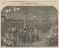 An illustration from Peterson's Ladies National Magazine March 1883 (1883)