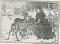 An illustration from Peterson's Magazine July to December 1888 [Fashion and fancy work pages] (1888)