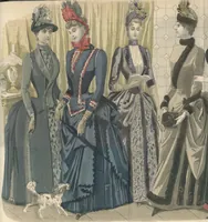 An illustration from Peterson's Magazine July to December 1888 [Fashion and fancy work pages] (1888)