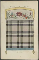 An illustration from Petit necessaire des jeunes demoiselles : recueil d'exemples de marque, broderie, filet, tricot, bourses en perles de couleurs / texte explicatif par A. Legrand. (1819)