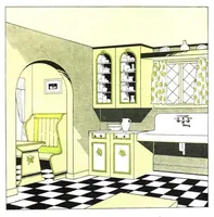 An illustration from Phelan's inerior gloss: an artisticand economical finish for walls and woodwork. (1930)