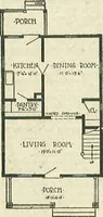 An illustration from Plans of modern homes, 320 (1913)