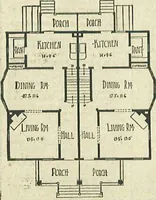 An illustration from Plans of modern homes, 320 (1913)