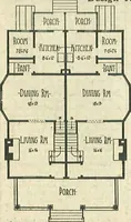 An illustration from Plans of modern homes, 320 (1913)