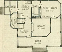 An illustration from Plans of modern homes, 320 (1913)