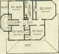An illustration from Plans of modern homes, 320 (1913)