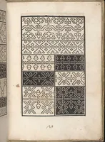Picture 4 of 14 from Eyn new kunstlich boich dair yn .c. und .XXXVII. Figuren, monster ad `stalen befonden, wie man na der rechter art lauffer werck spansche stiche mit der naelen vort up der ramen und up der laden borden wirckenn sall wilche stalen alltzo somen verbessert synt. (1529), leaf 11