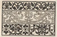 An illustration from Eyn newe kunstlich moetdelboech alle kunstner zo brauchen fur snytzeller wapensticker perlensticker. Etc. Unnd auch fur jonferen und frauwen kunstlich uff das neuwes gefonde allen den genen die upff kunsten verstant haben. (1532)